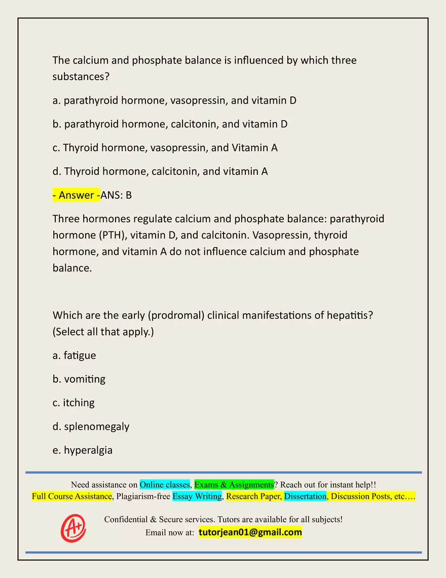 Advanced Patho Final Exam Actual 2025/2026 - Page 100