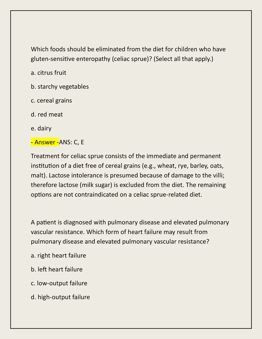 Advanced Patho Final Exam Actual 2025/2026 - Page 103