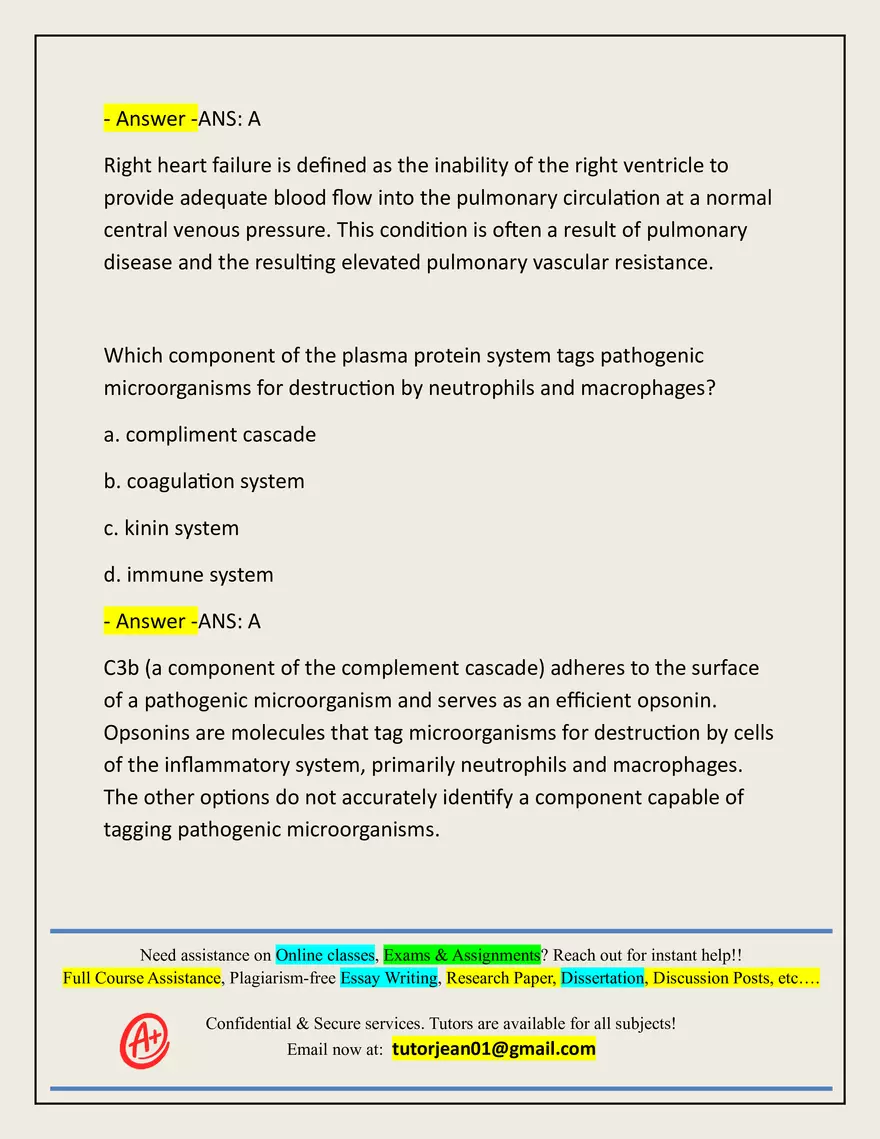 Advanced Patho Final Exam Actual 2025/2026 - Page 104