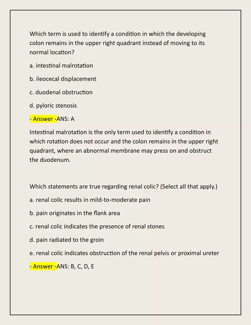 Advanced Patho Final Exam Actual 2025/2026 - Page 105