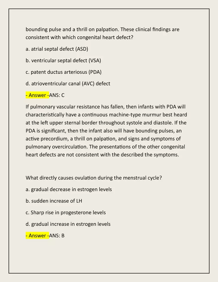 Advanced Patho Final Exam Actual 2025/2026 - Page 108