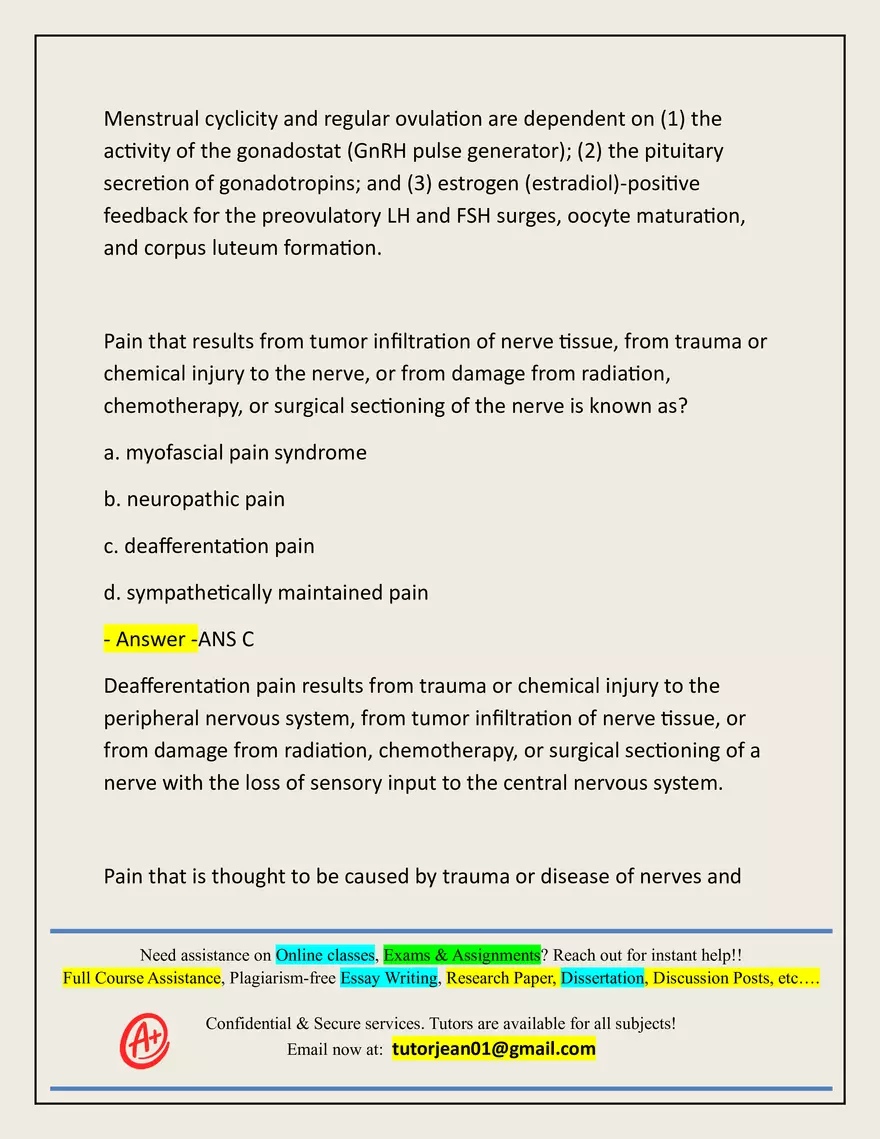 Advanced Patho Final Exam Actual 2025/2026 - Page 109