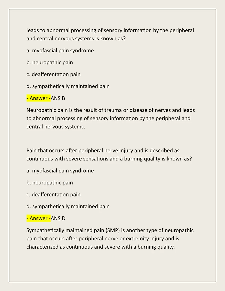Advanced Patho Final Exam Actual 2025/2026 - Page 110