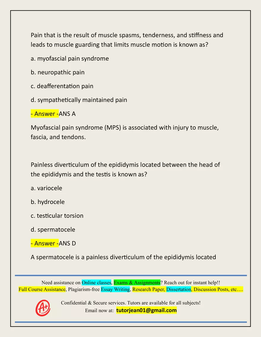 Advanced Patho Final Exam Actual 2025/2026 - Page 111