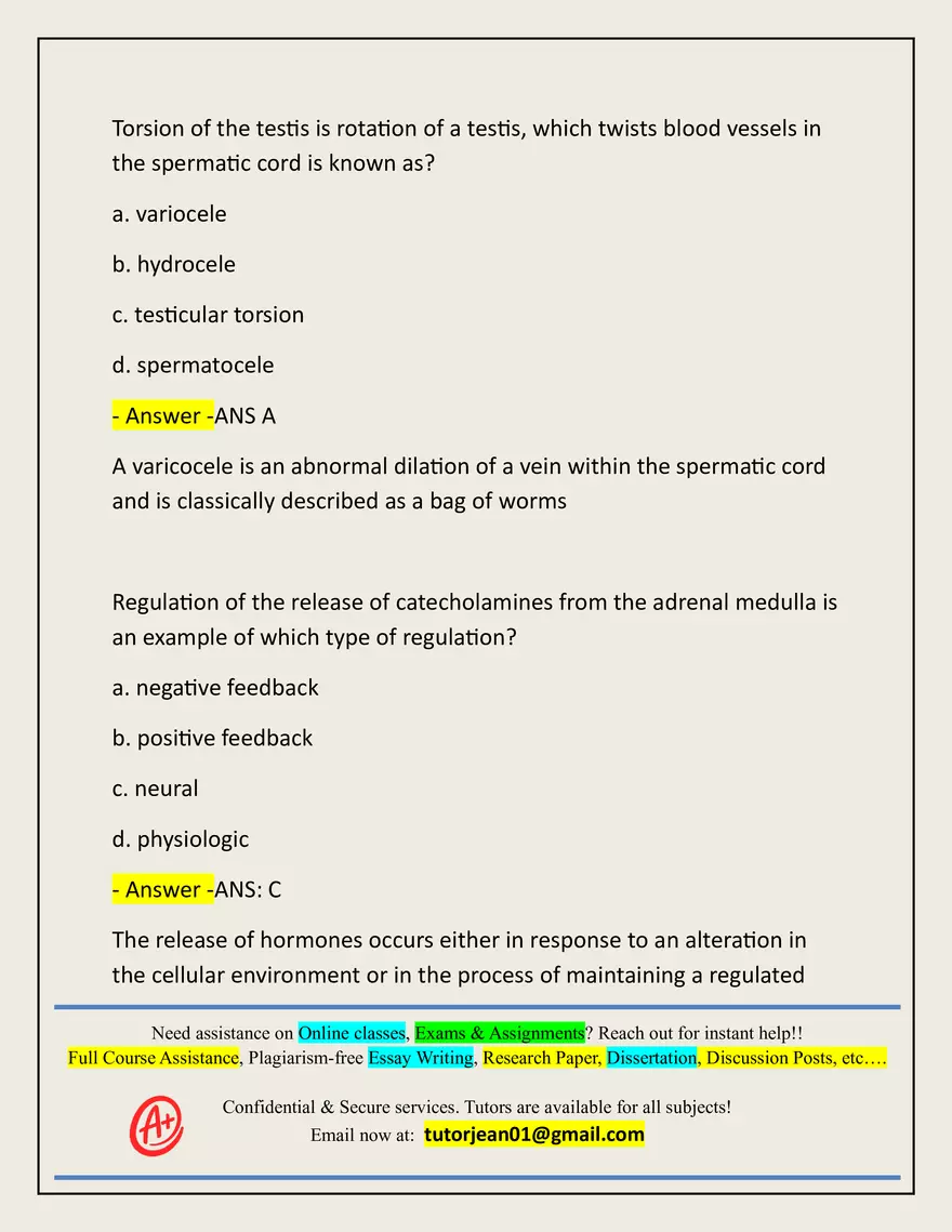 Advanced Patho Final Exam Actual 2025/2026 - Page 113
