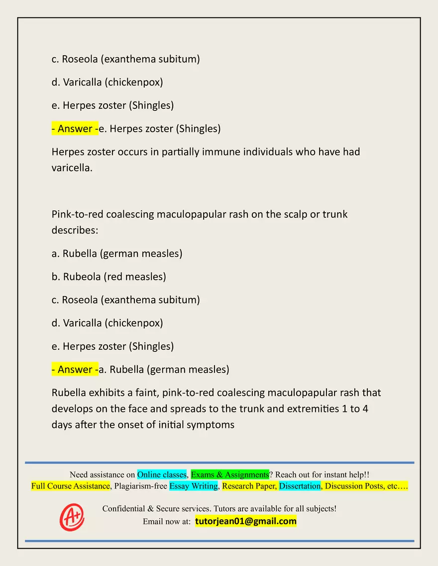 Advanced Patho Final Exam Actual 2025/2026 - Page 9