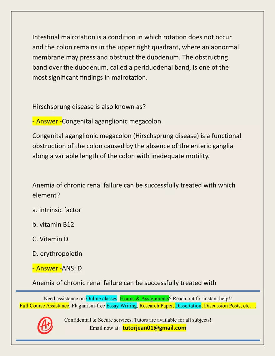 Advanced Patho Final Exam Actual 2025/2026 - Page 118