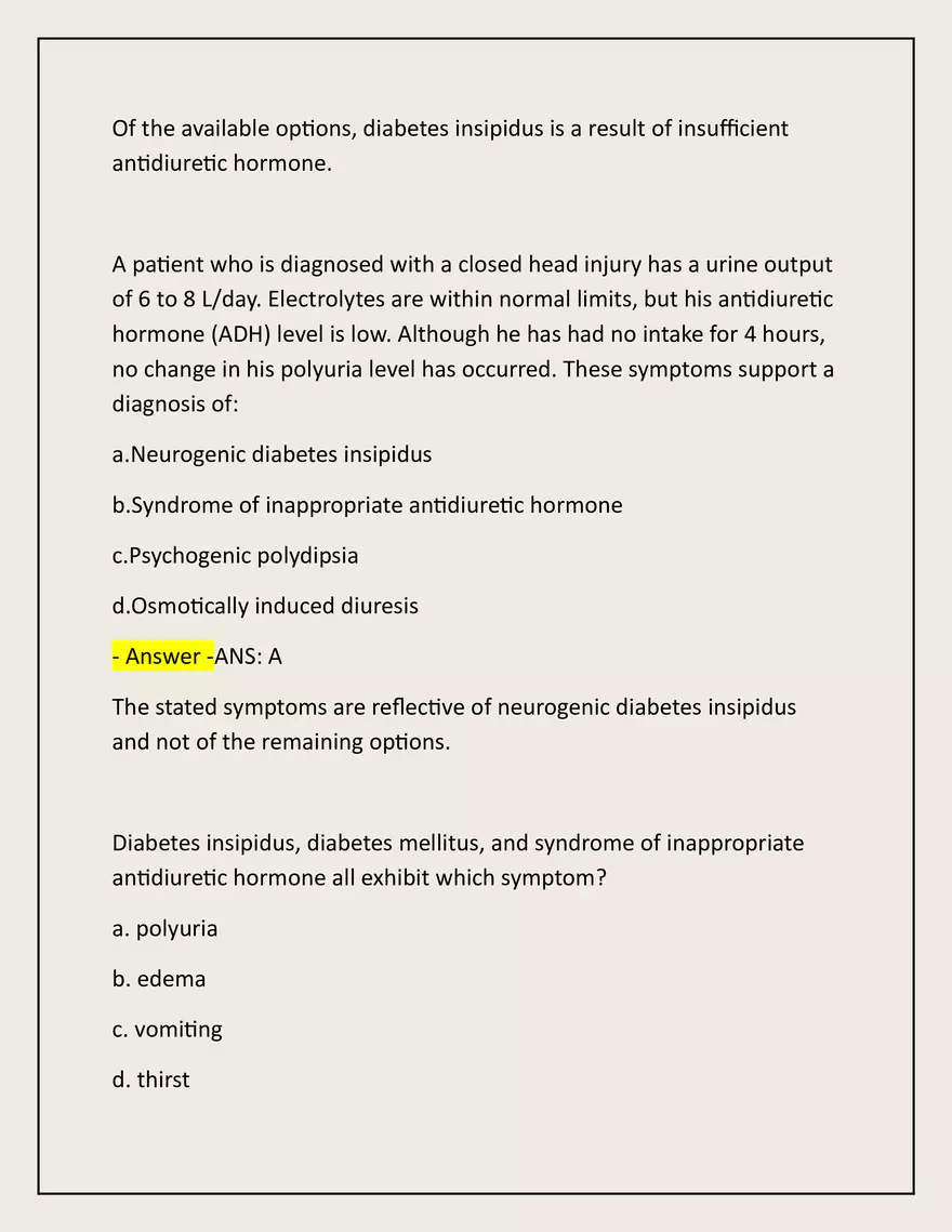 Advanced Patho Final Exam Actual 2025/2026 - Page 123