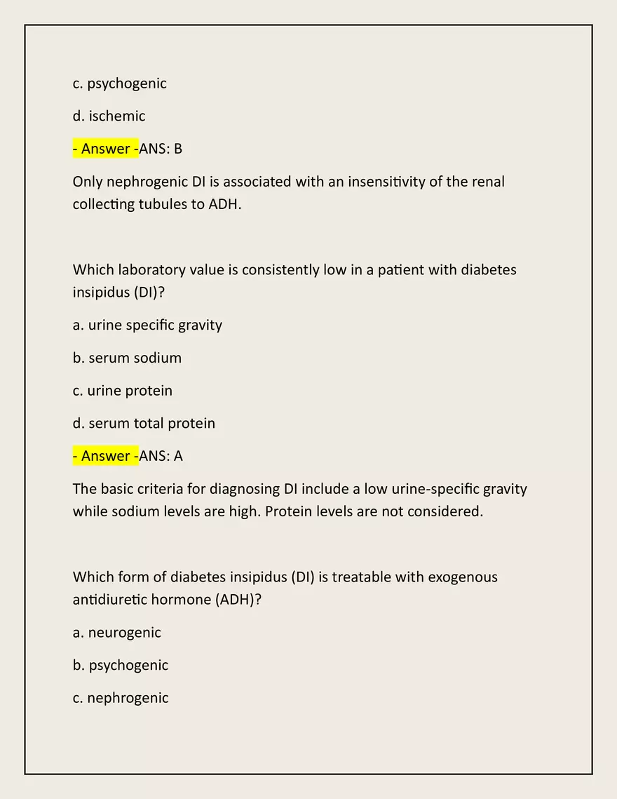 Advanced Patho Final Exam Actual 2025/2026 - Page 125
