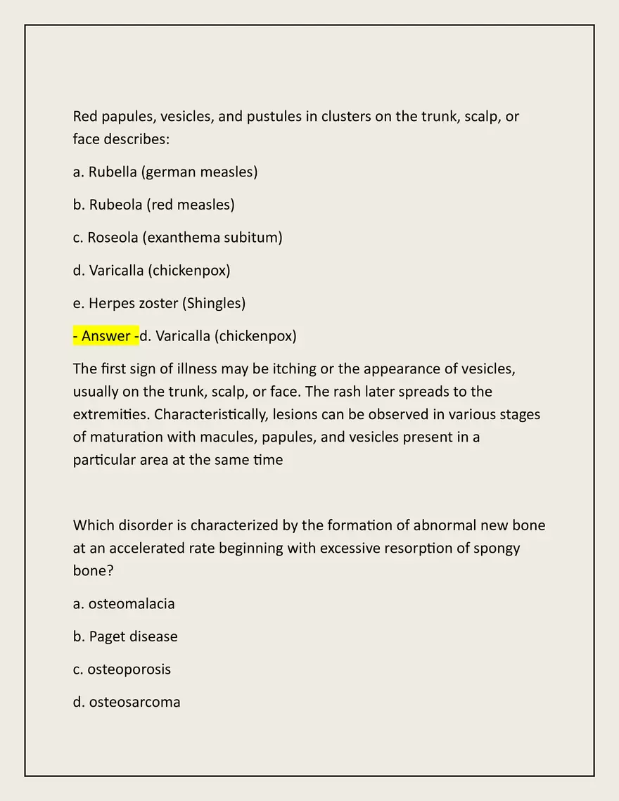 Advanced Patho Final Exam Actual 2025/2026 - Page 10