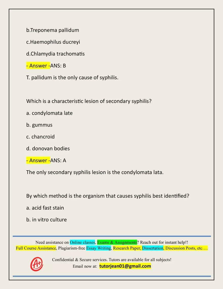 Advanced Patho Final Exam Actual 2025/2026 - Page 128
