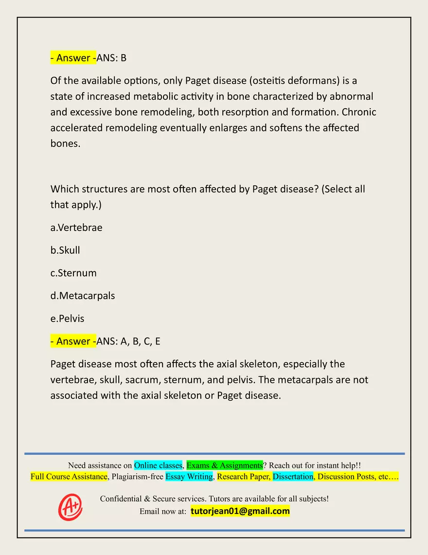 Advanced Patho Final Exam Actual 2025/2026 - Page 11