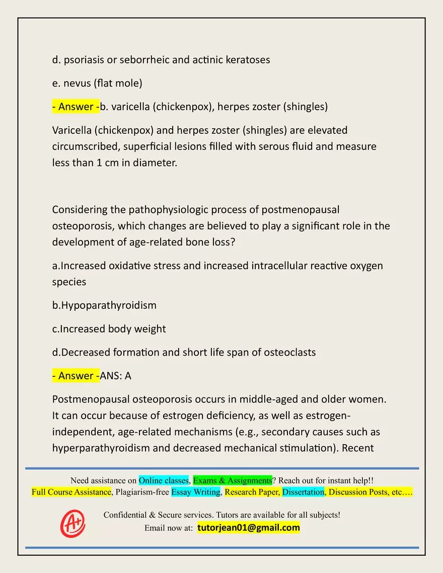 Advanced Patho Final Exam Actual 2025/2026 - Page 16