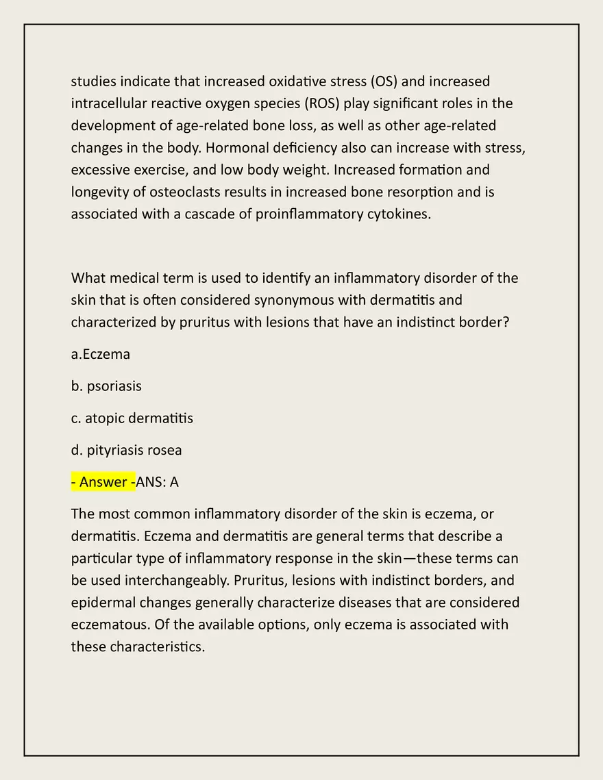 Advanced Patho Final Exam Actual 2025/2026 - Page 17