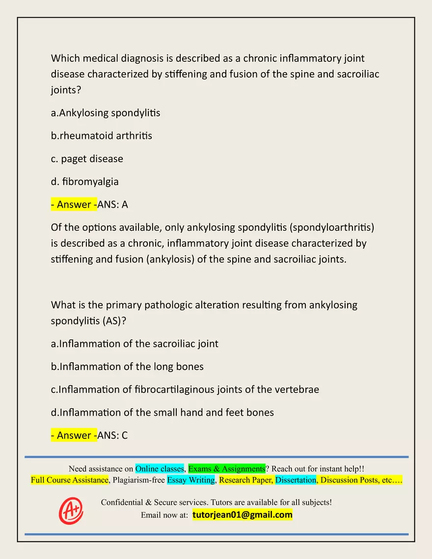 Advanced Patho Final Exam Actual 2025/2026 - Page 18
