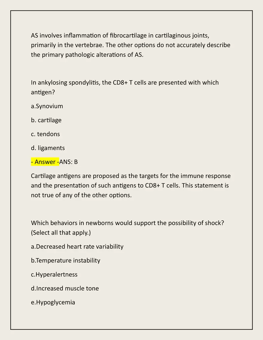 Advanced Patho Final Exam Actual 2025/2026 - Page 19