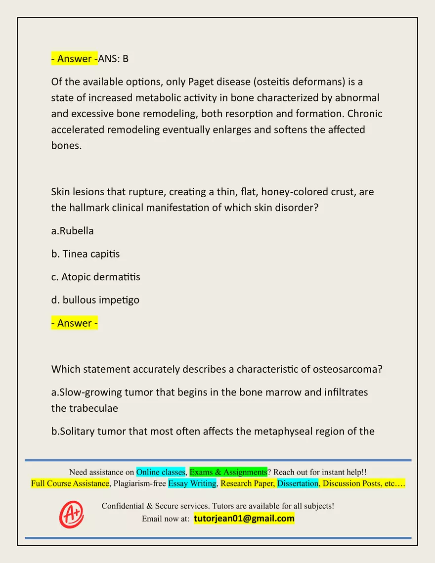 Advanced Patho Final Exam Actual 2025/2026 - Page 27