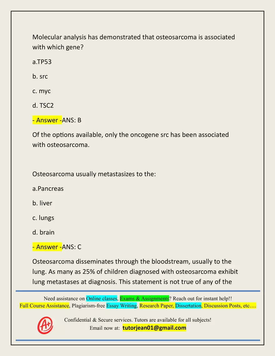 Advanced Patho Final Exam Actual 2025/2026 - Page 29