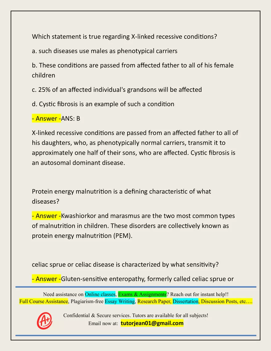 Advanced Patho Final Exam Actual 2025/2026 - Page 34