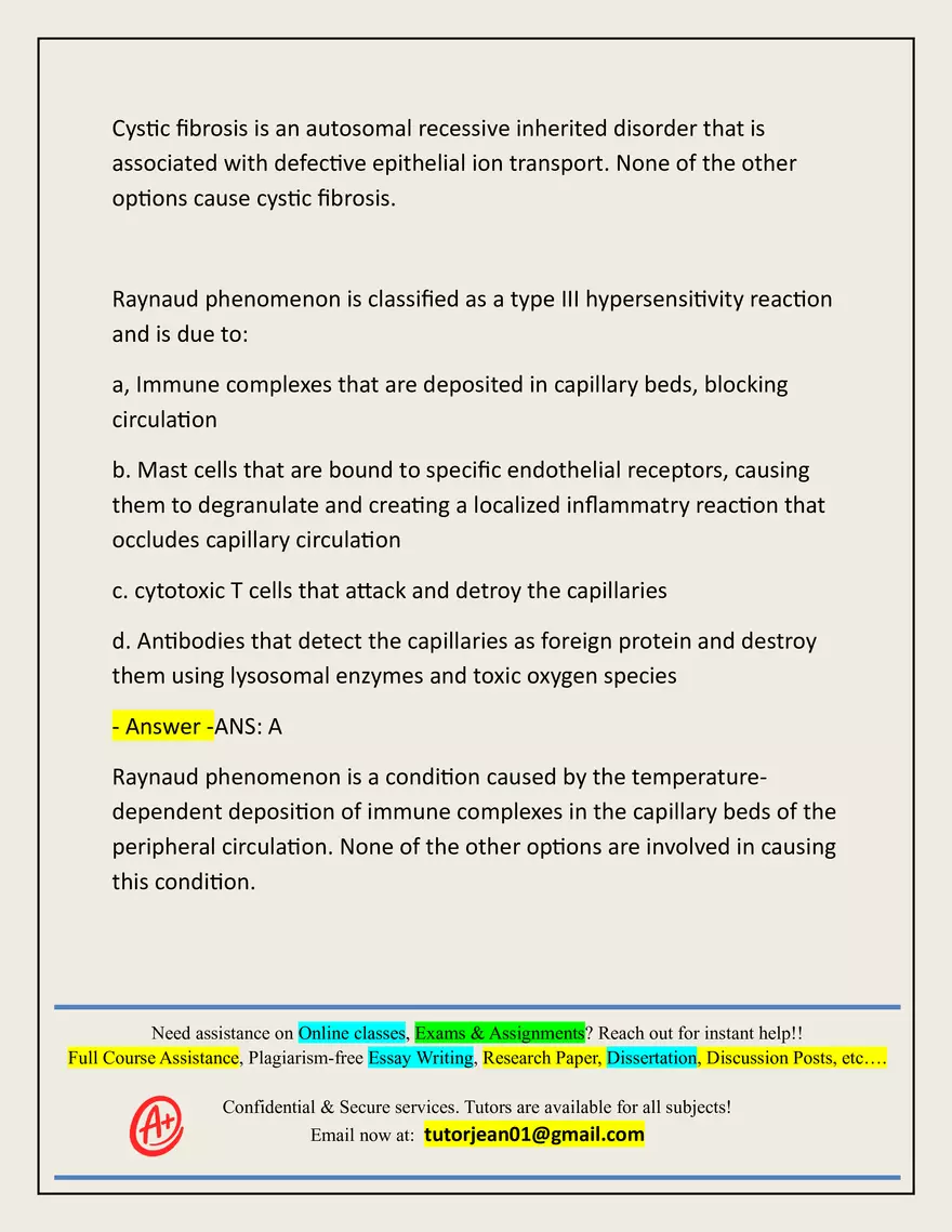 Advanced Patho Final Exam Actual 2025/2026 - Page 36