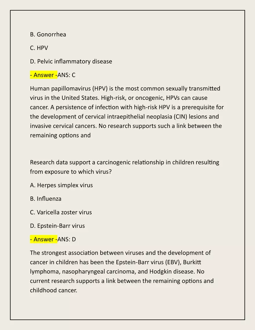 Advanced Patho Final Exam Actual 2025/2026 - Page 41