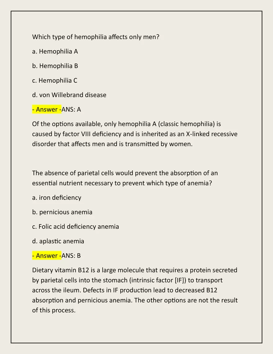 Advanced Patho Final Exam Actual 2025/2026 - Page 42