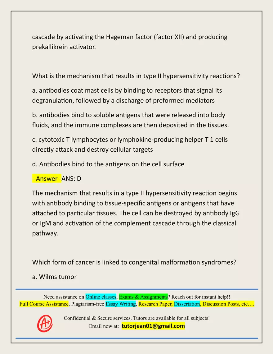 Advanced Patho Final Exam Actual 2025/2026 - Page 51