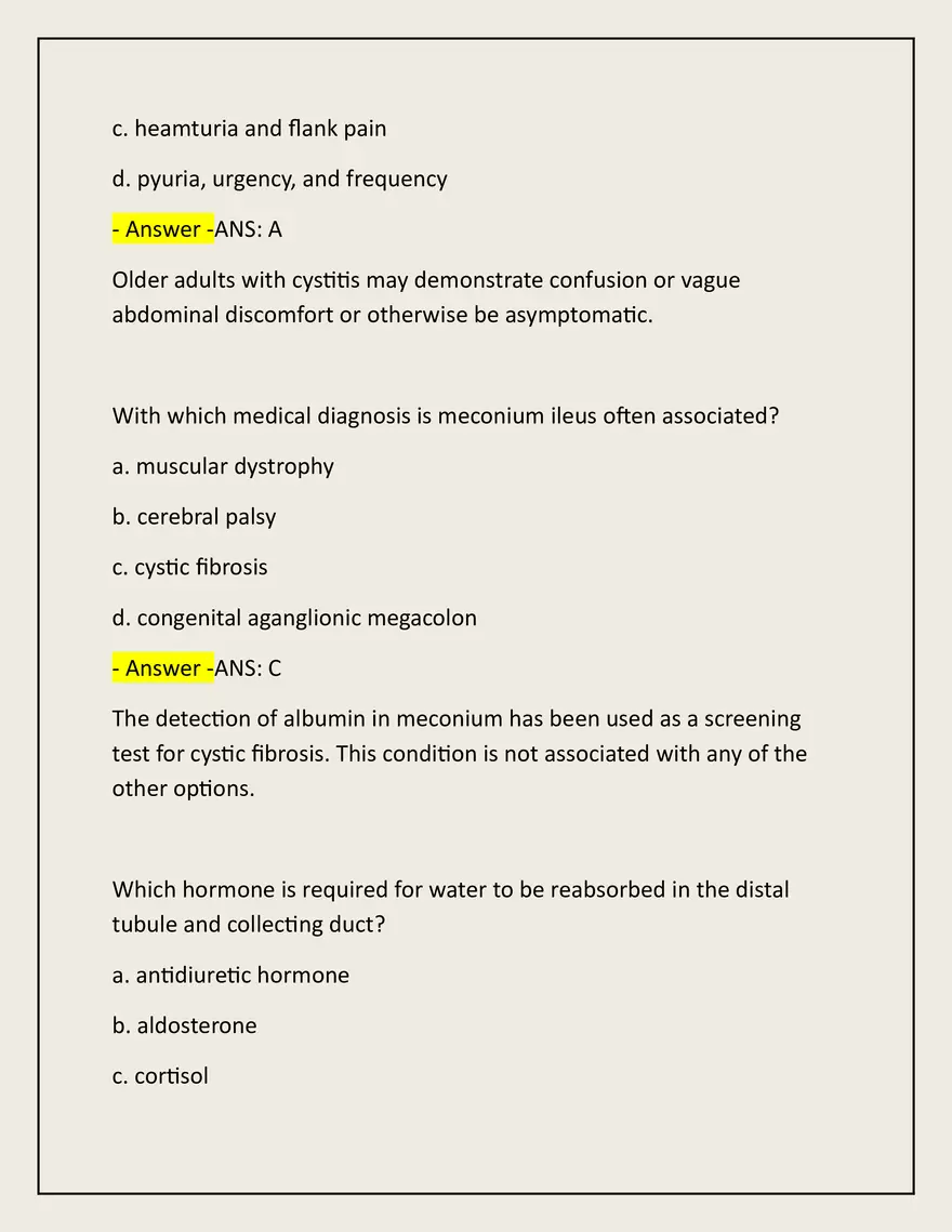 Advanced Patho Final Exam Actual 2025/2026 - Page 55