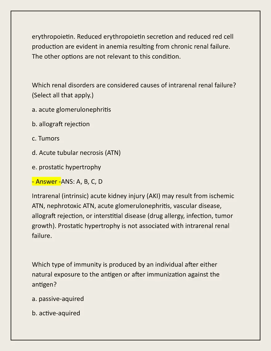 Advanced Patho Final Exam Actual 2025/2026 - Page 3