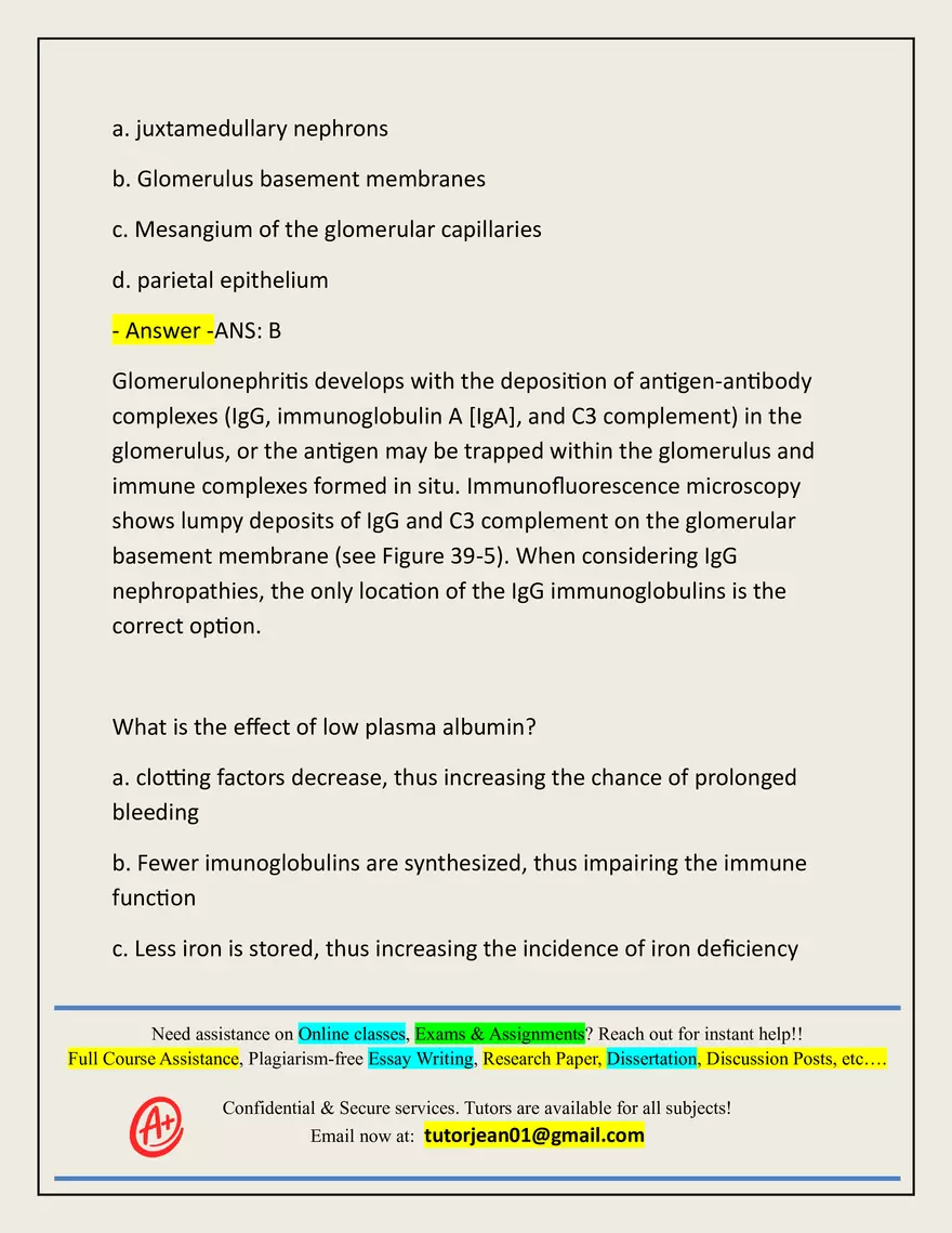 Advanced Patho Final Exam Actual 2025/2026 - Page 62