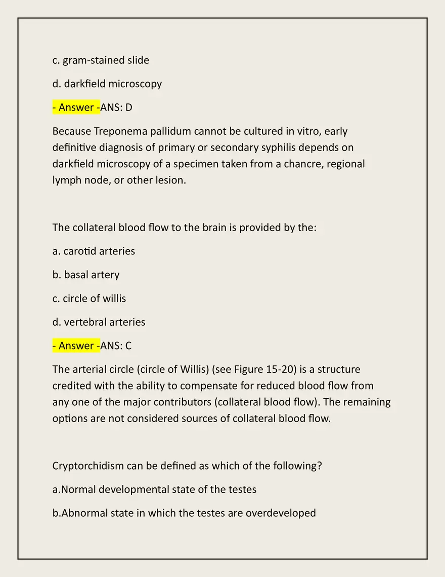 Advanced Patho Final Exam Actual 2025/2026 - Page 4