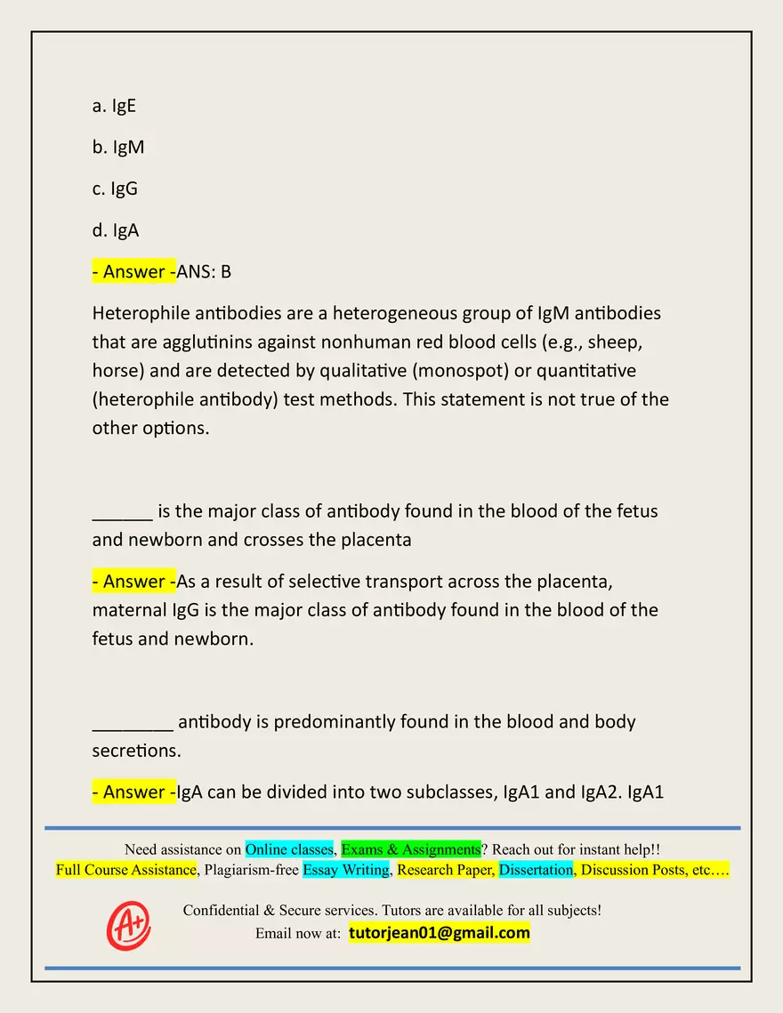 Advanced Patho Final Exam Actual 2025/2026 - Page 69