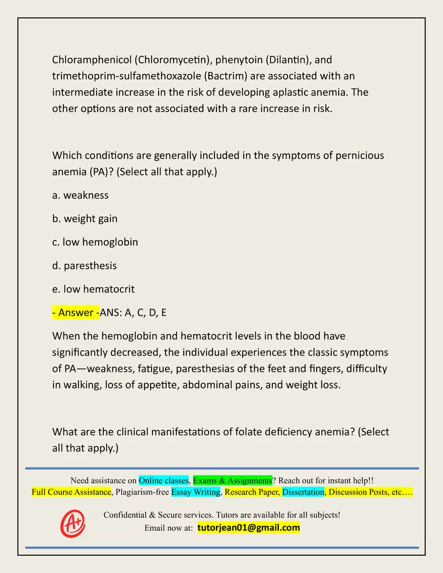Advanced Patho Final Exam Actual 2025/2026 - Page 80