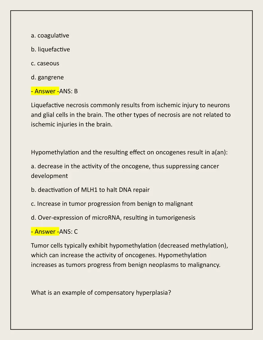 Advanced Patho Final Exam Actual 2025/2026 - Page 83