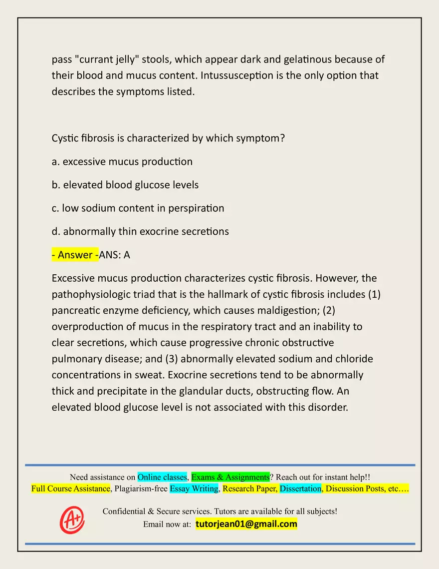 Advanced Patho Final Exam Actual 2025/2026 - Page 93