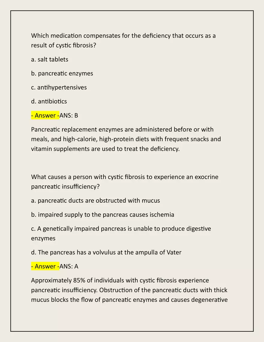 Advanced Patho Final Exam Actual 2025/2026 - Page 94