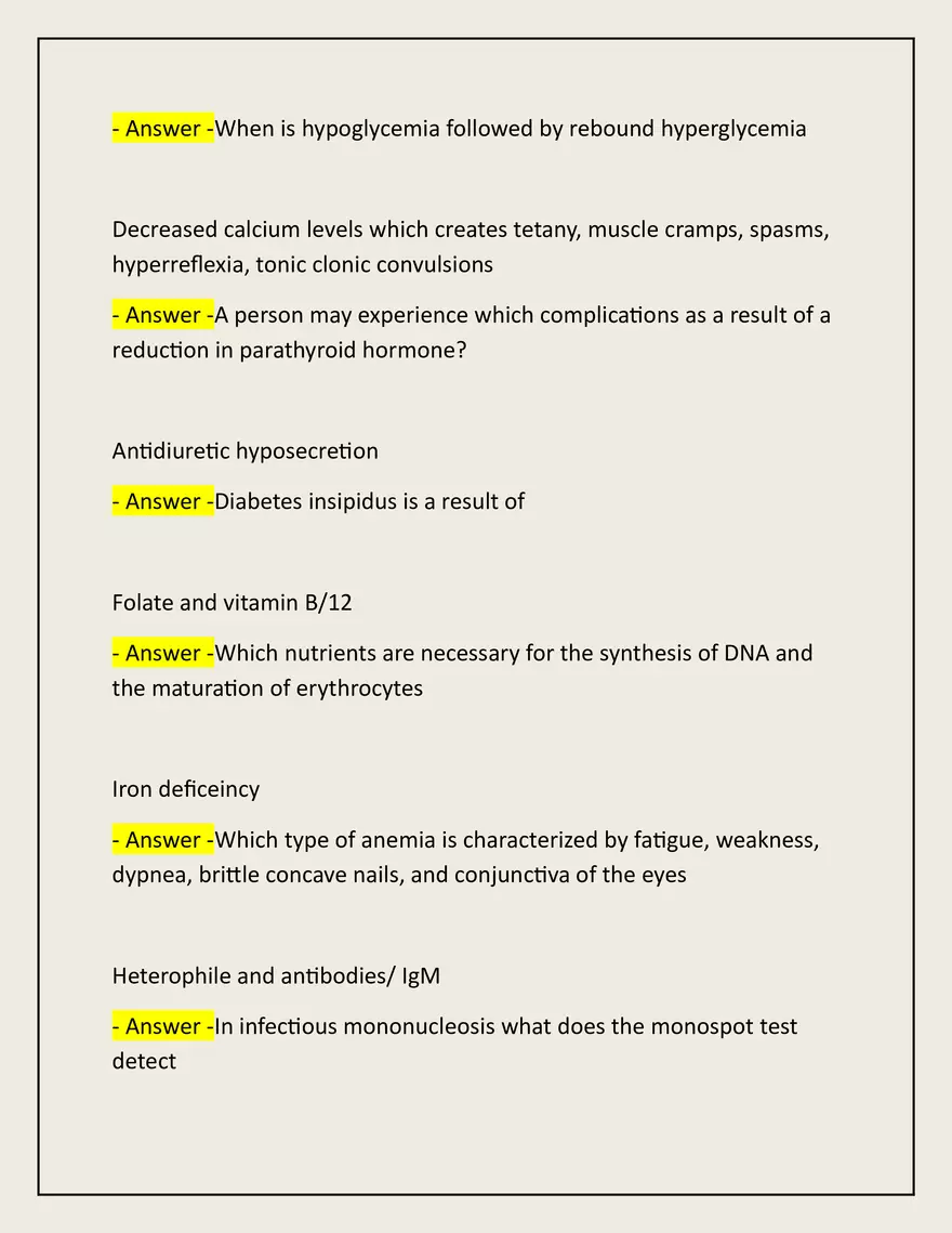 Patho Final Actual 2025/2026 Questions - Page 7