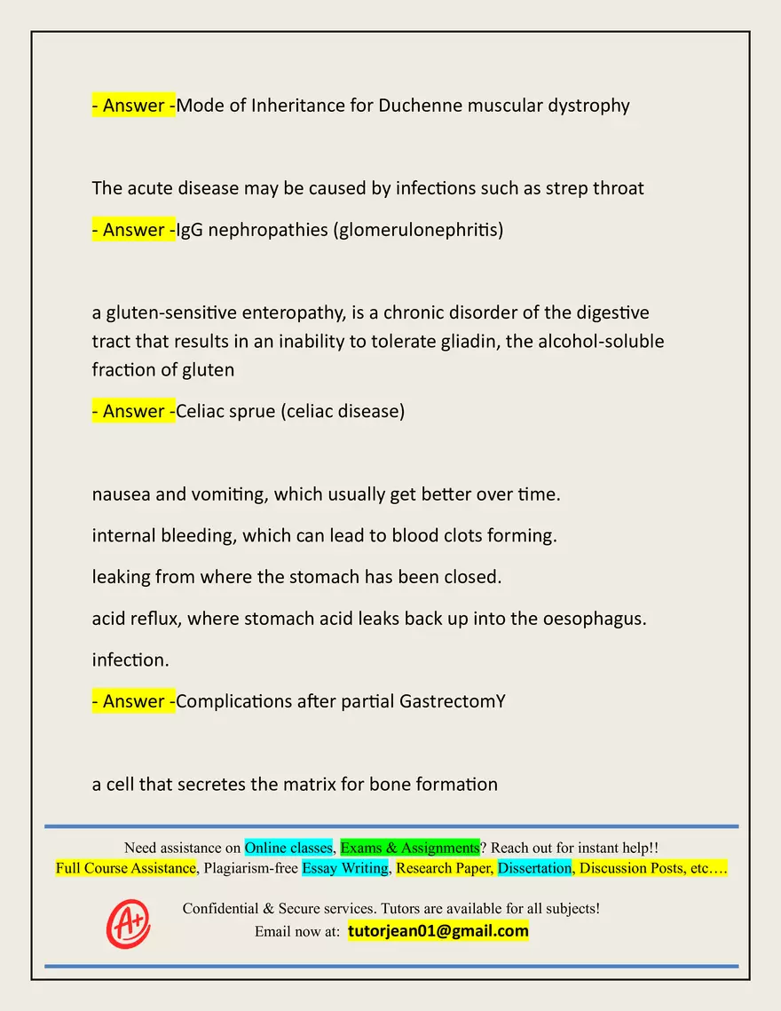 Patho Final Actual 2025/2026 Questions - Page 37