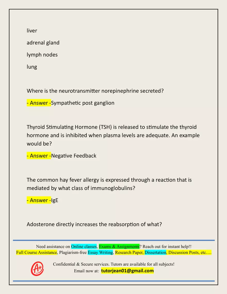 Patho Final Actual 2025/2026 Questions - Page 49