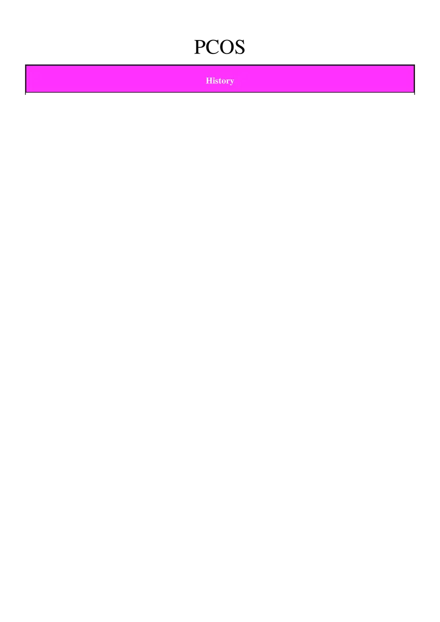 PCOSm History - Page 1