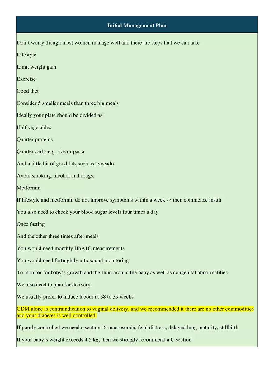 GDM Diagnosis Explanation - Page 3