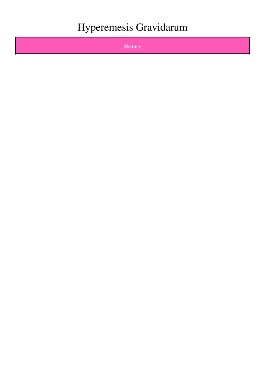 Hyperemesis Gravidarum - Page 1
