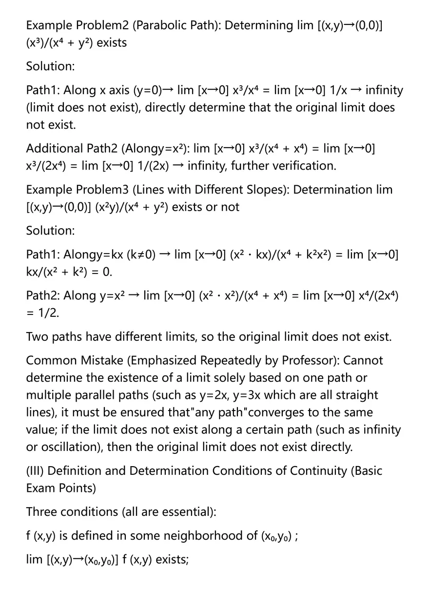 Limits and Continuity - Page 5