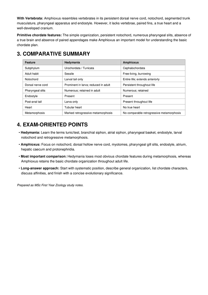 Organization and Affinities Hedymania and Amphioxus MSc I - Page 4