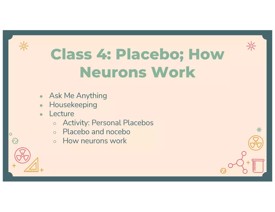 4 - Lecture Notes PPT - PSY 440 - Placebo & Neurons & NTs - Page 13
