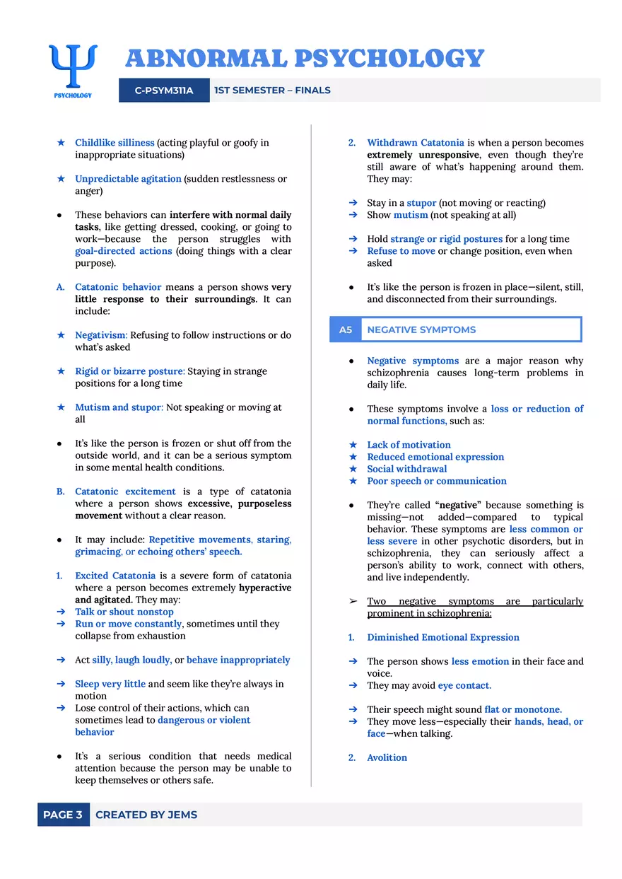 Schizophrenia Spectrum and Other Psychotic Disorders - Page 3