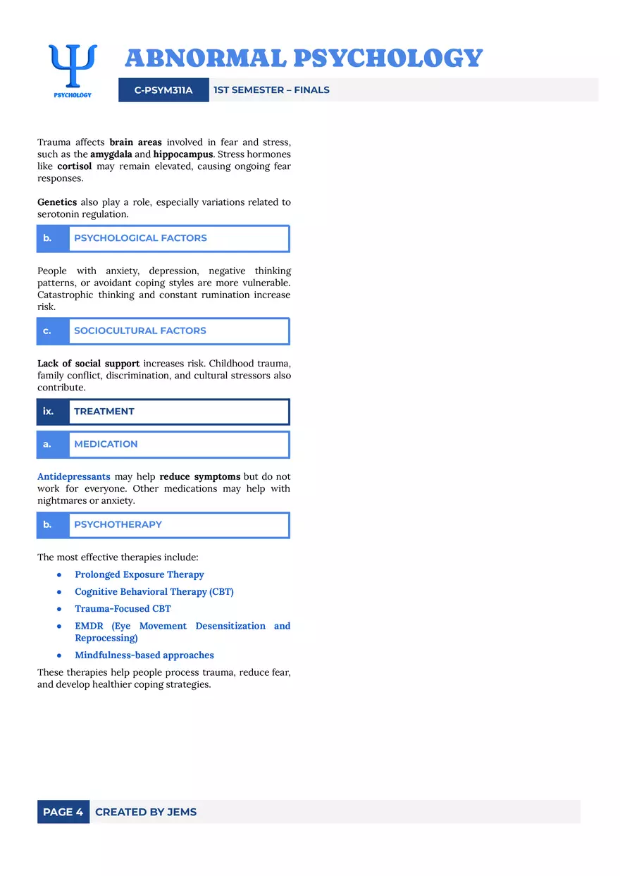 Trauma and Stressor Related Disorders - Page 4