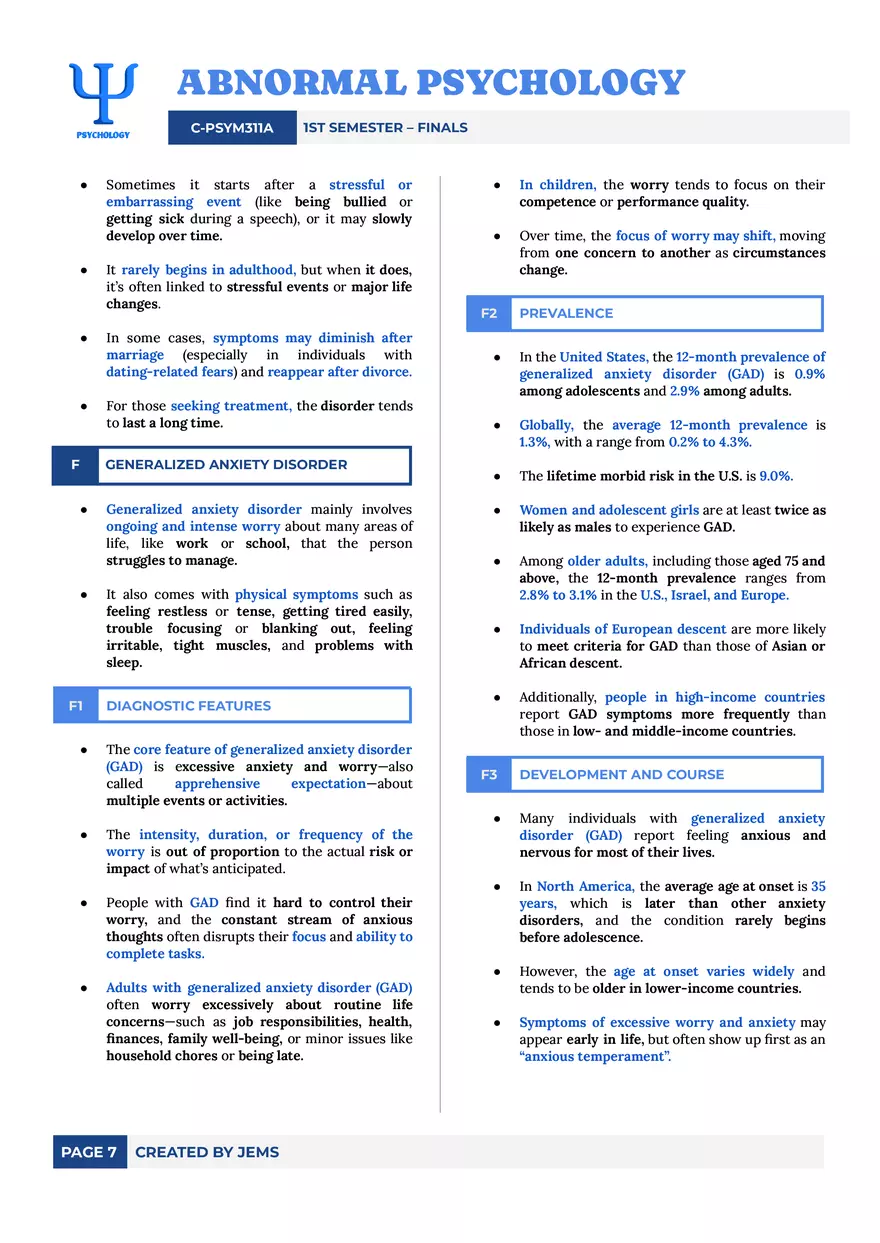 Anxiety Disorders - Page 7
