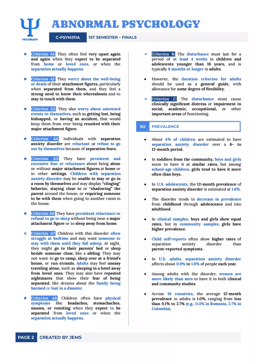 Anxiety Disorders - Page 2