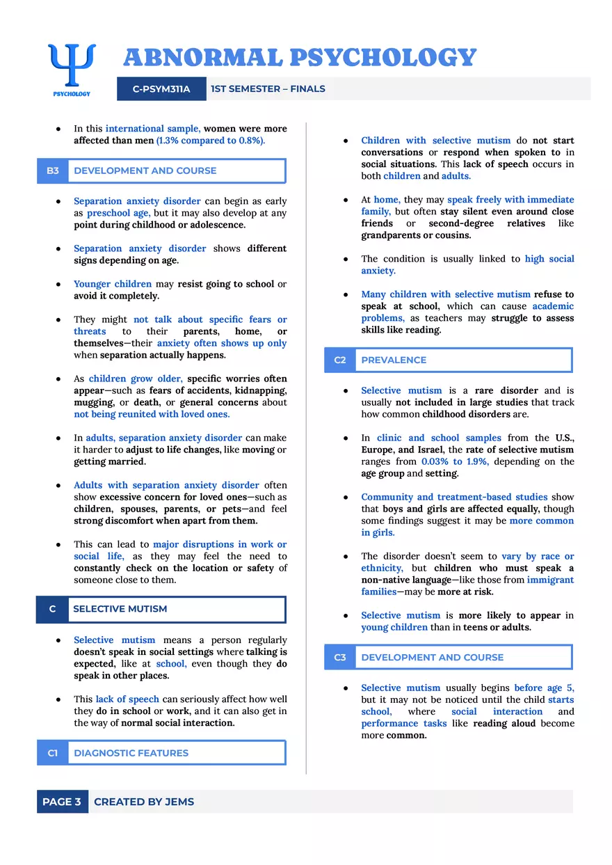Anxiety Disorders - Page 3